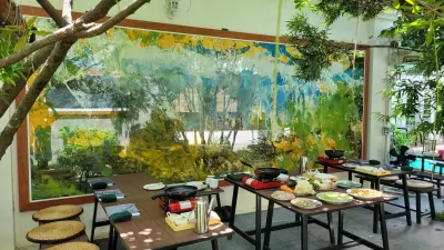 Garden kitchen setup